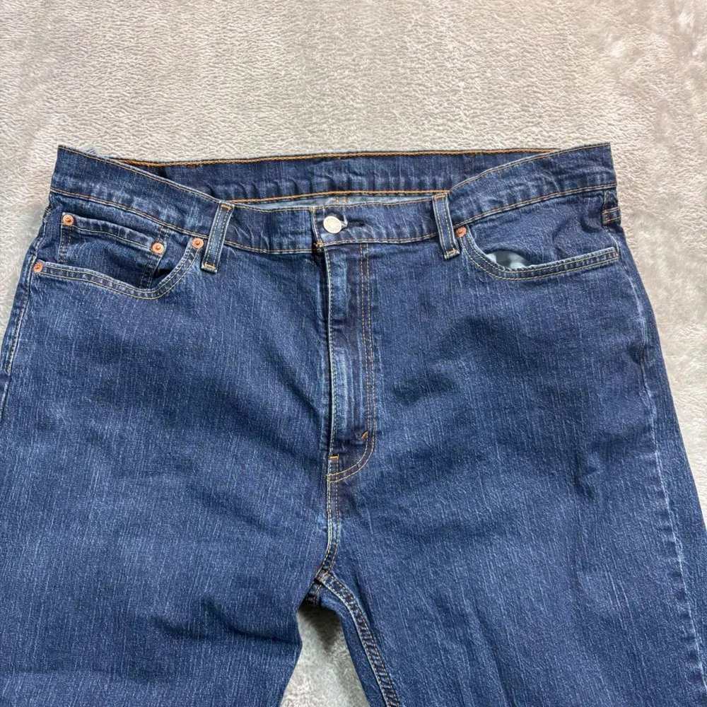 Levi's 541 Athletic Taper Jeans Men 42x34 Dark Wash Blue Denim Pants